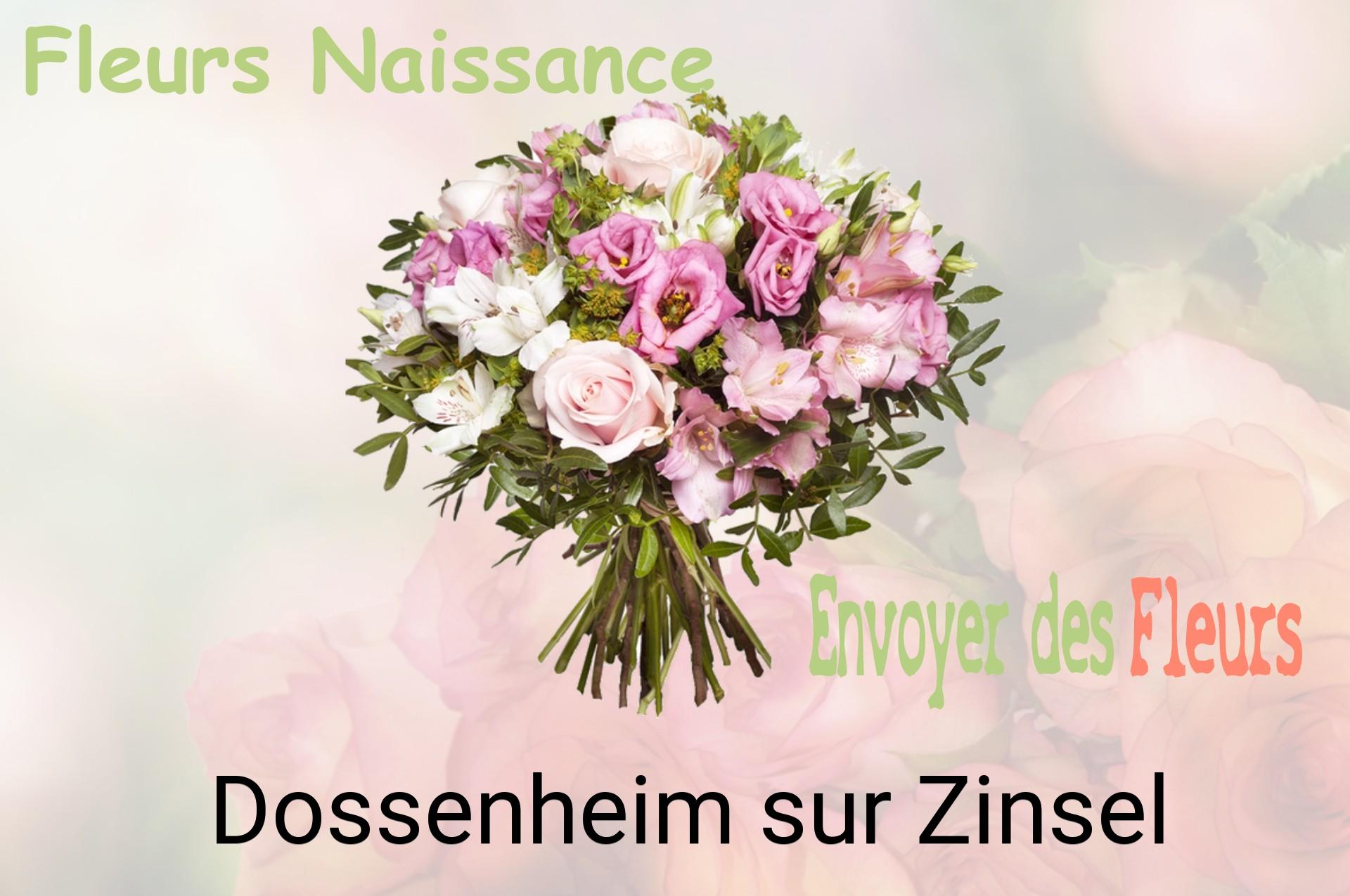 Bouquet de fleurs de naissance livré à Dossenheim-sur-Zinsel